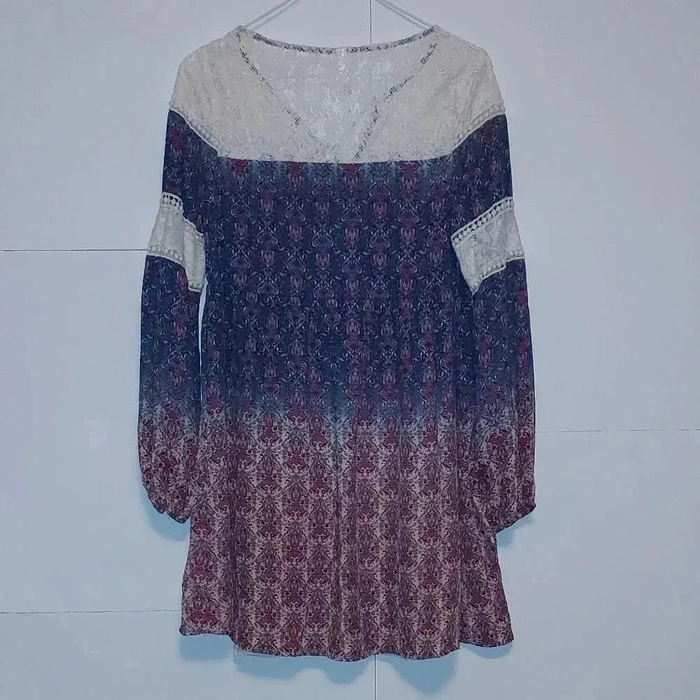 Xhilaration Tunic long sleeve Dress Size Small - Picture 7 of 8